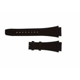 Watch strap Breil BW0257 Textiles Dark brown 22mm